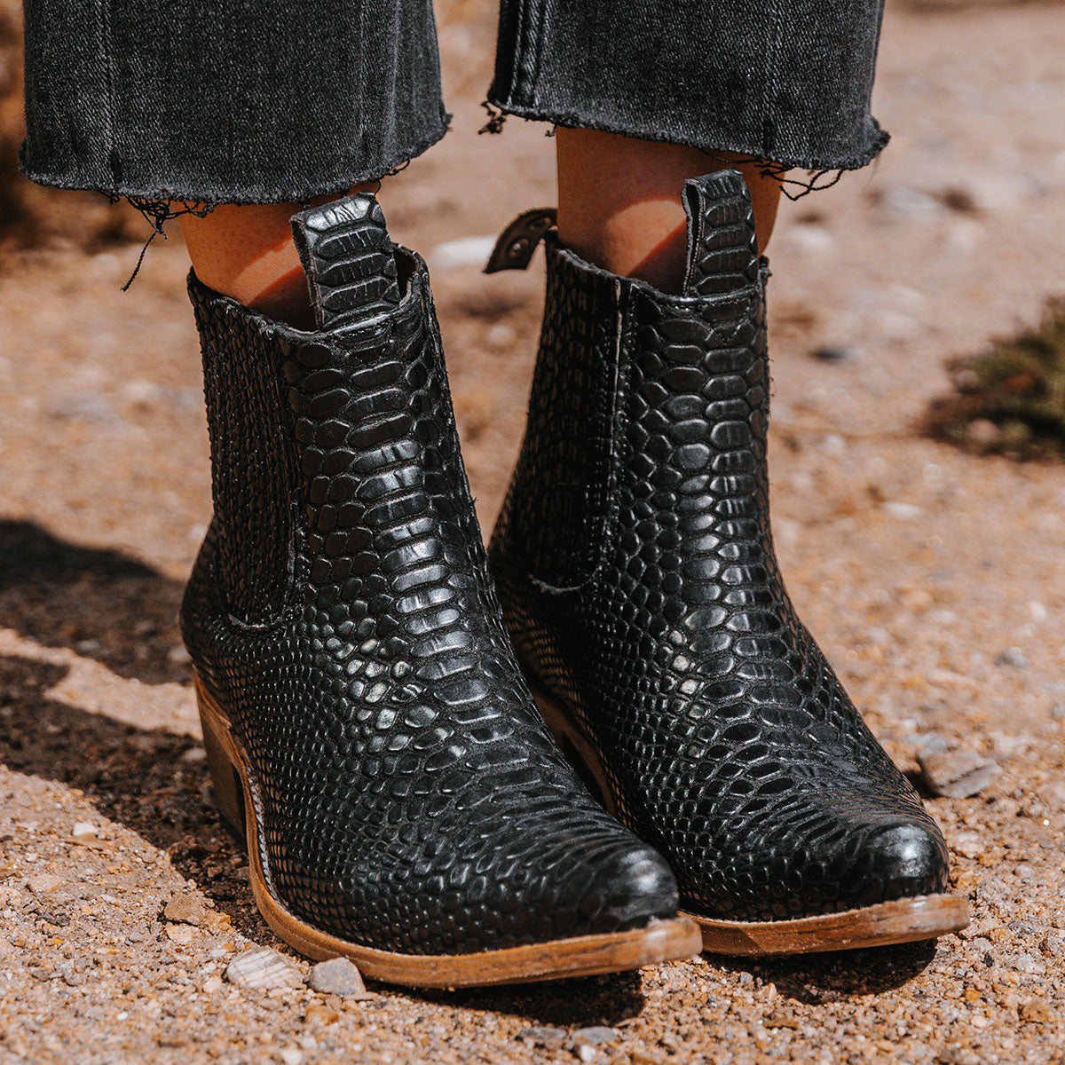 Freebird black booties on sale