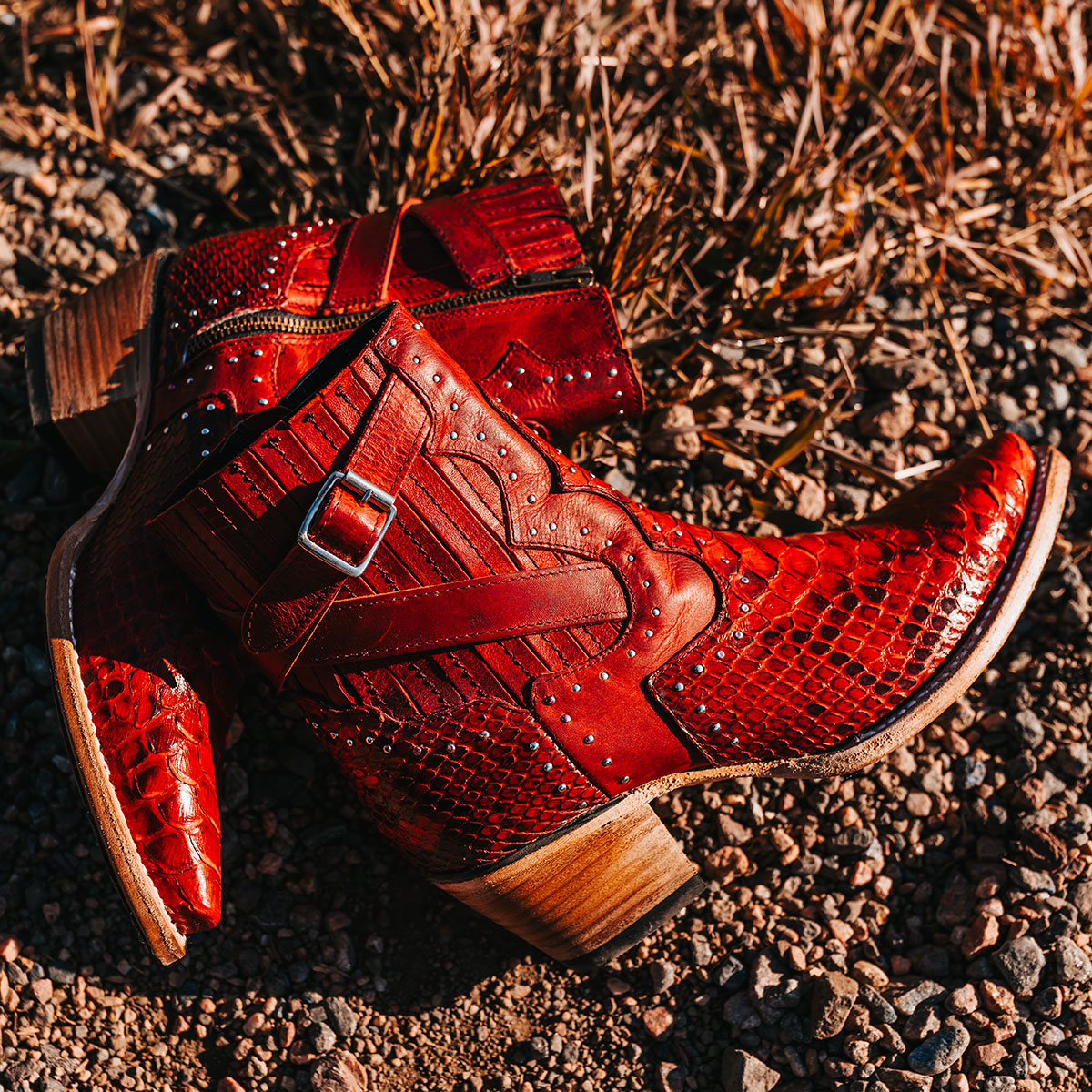 Freebird red boots best sale