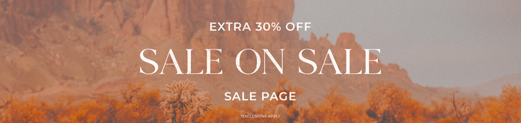 Sale on Sale - Extra 30% Off Sale Page - Exclusions Apply