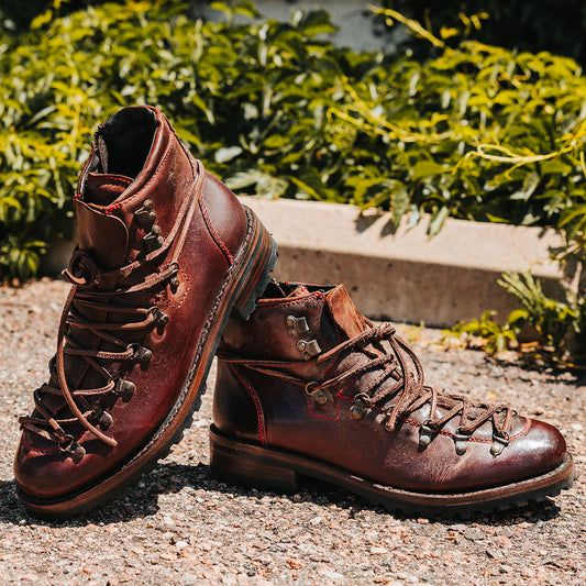 FREEBIRD men's Maddox brown featuring D-ring hardware and adjustable laces