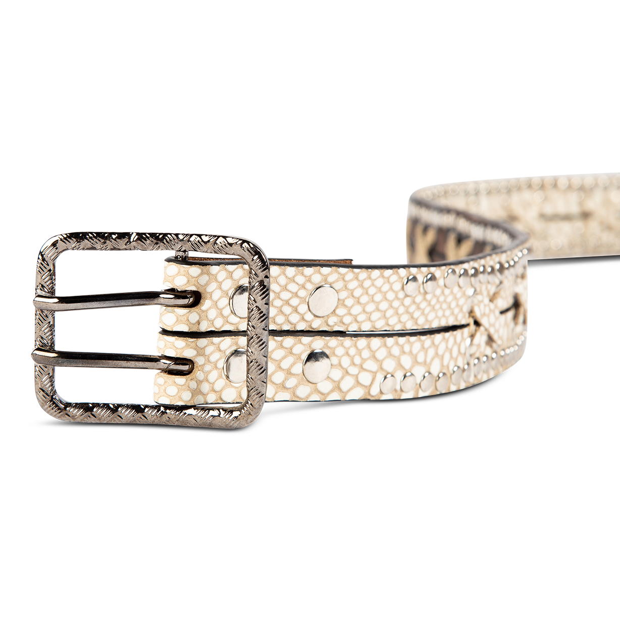 Louis Vuitton Snake Skin Belt with Golden Buckle - Belts - Costume