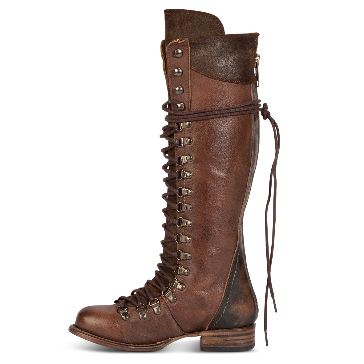 Ladies long outlet lace up boots